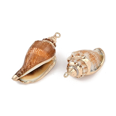 Natural Shell Pendants SHEL-K009-01C-1