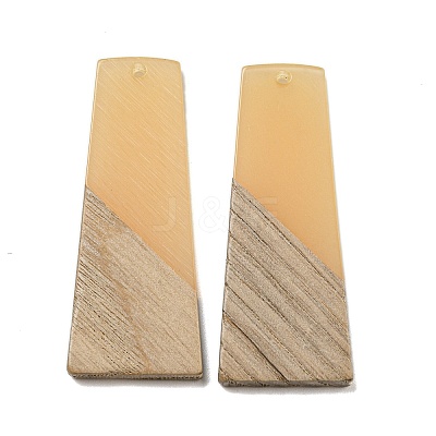 Resin & Walnut Wood Pendants RESI-XCP0002-16C-1