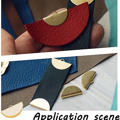 Iron Ribbon Crimp Ends X-IFIN-I026-02P-B-1