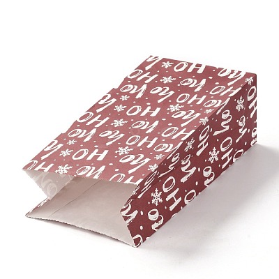Christmas Theme Rectangle Paper Bags CARB-G006-01D-1