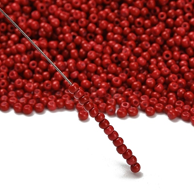 12/0 Grade A Baking Paint Glass Seed Spacer Beads X-SEED-Q009-FJX31-1
