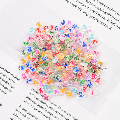 Transparent Clear Acrylic Beads MACR-YW0001-23G-1