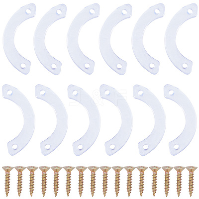 12Pcs PVC Non Slip Drawer Stops DIY-GF0006-91-1