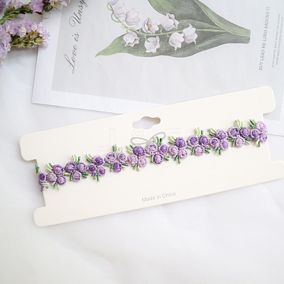 Flower Lace Embroidery Choker Necklaces FS-WG2FA5A-03-1
