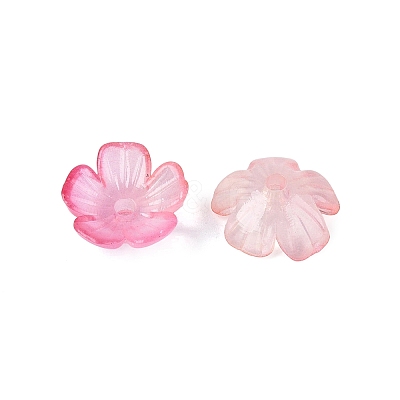Transparent Plastic Bead Caps KY-Q005-02A-10-1