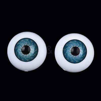 Craft Plastic Doll Eyes X-DIY-PH0019-63B-20mm-1