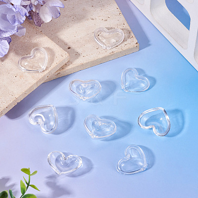 12Pcs Transparent Acrylic Beads TACR-TA0001-77C-1