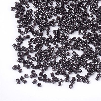 Baking Paint Glass Beads SEED-S023-11A-01-1