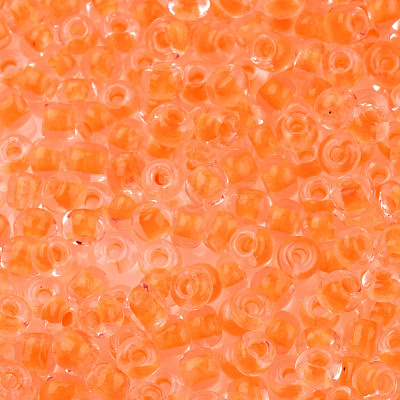 Glow in the Dark Luminous Transparent 8/0 Glass Seed Beads SEED-YWC0001-01C-1