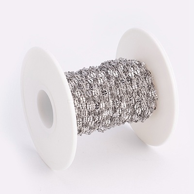 Tarnish Resistant 304 Stainless Steel Dapped Chains CHS-K008-14B-1