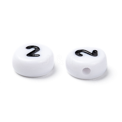 Opaque Acrylic Beads PB9111-1