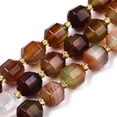 Natural Agate Beads Strands G-T131-82B-12-1