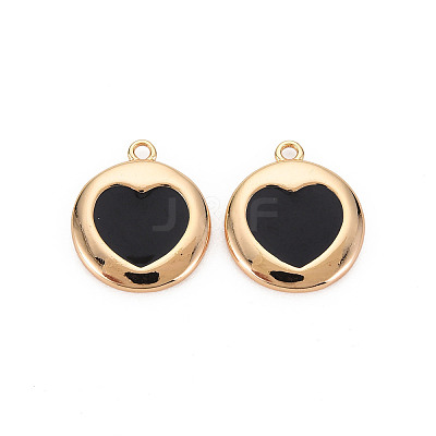 Brass Enamel Pendants KK-S356-587E-NF-1