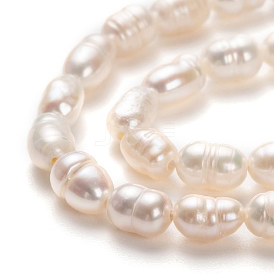 Natural Cultured Freshwater Pearl Beads Strands PEAR-L033-60-1