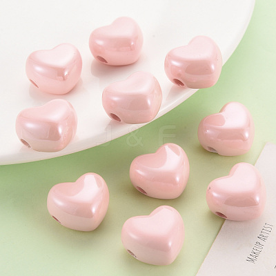 Opaque Acrylic European Beads MACR-S372-03B-82-1