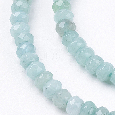 Natural White Jade Bead Strands X-G-R171-2x4mm-08-01-1