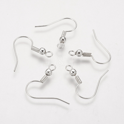 Brass Earring Hooks X-KK-Q261-4-NF-1