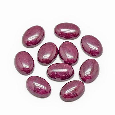 Natural White Jade Cabochons G-R415-13x18-22-1