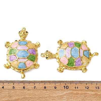 304 Stainless Steel Enamel Big Pendants X-STAS-L299-24G-03-1