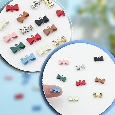 40Pcs 4 Colors Alloy Links Connector Charms FIND-SP0002-48-1