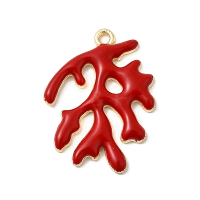 Alloy Enamel Pendants FIND-H055-05G-02-1