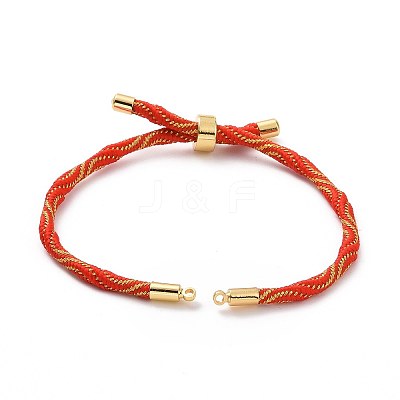Nylon Cord Silder Bracelets MAK-C003-03G-12-1