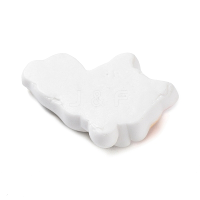 Opaque Cute Dog Resin Cabochons RESI-H152-02C-1
