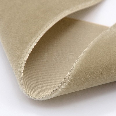 Polyester Velvet Ribbon for Gift Packing and Festival Decoration SRIB-M001-7mm-836-1