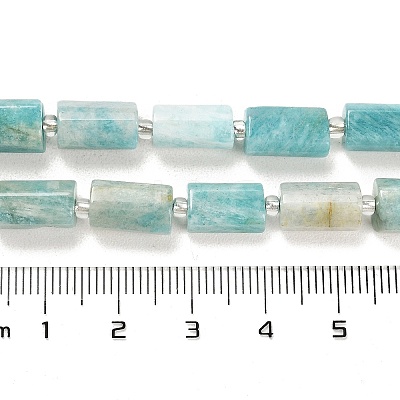 Natural Amazonite Beads Strands G-G068-A35-01-1