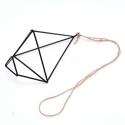 Iron Flower Pot Shelf AJEW-WH0126-62L-1