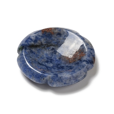 Natural Blue Spot Jasper Worry Stones G-E586-01U-1
