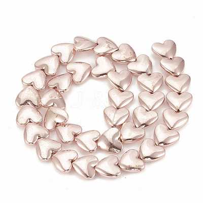 Electroplate Non-magnetic Synthetic Hematite Beads Strands G-T061-87RG-1
