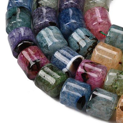 Natural Agate Beads Strands G-F820-P01-01-1