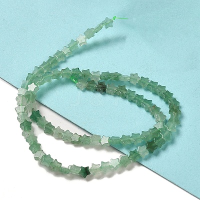 Natural Green Aventurine Beads Strands G-G085-B10-02-1