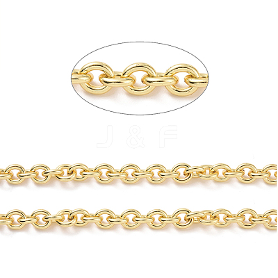 Brass Cable Chains CHC-L048-001G-1