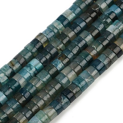Dyed Natural Agate Beads Strands G-U030-B01-01-1
