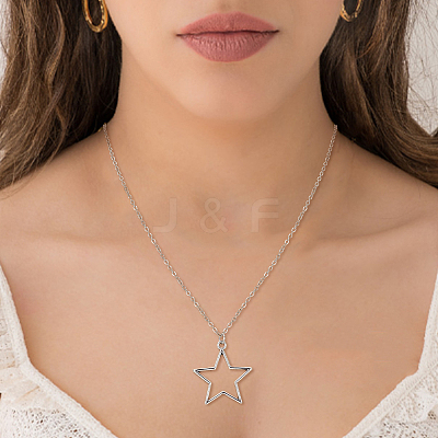 12Pcs 12 Style Heart & Cross & Butterfly & Bat Alloy Enamel Pendant Necklaces Set with Rhinestone NJEW-FI0001-03-1