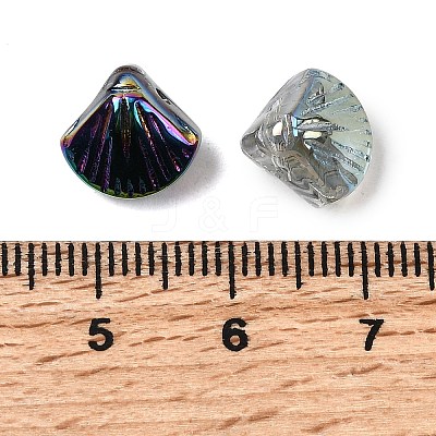 Electroplate Transparent Glass Beads EGLA-L047-01-1