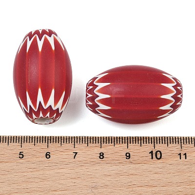 Handmade Millefiori Glass Beads GL-CBAAE72-01B-1