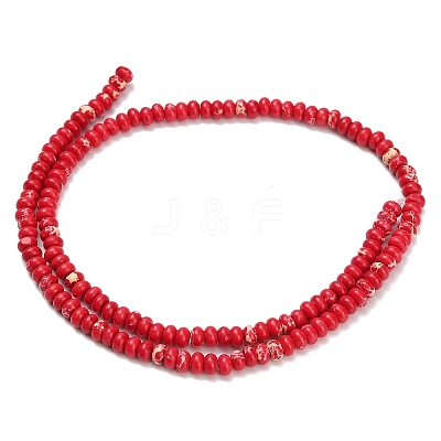 Synthetic Imperial Jasper Beads Strands G-L635-A09-4x2mm-01-1
