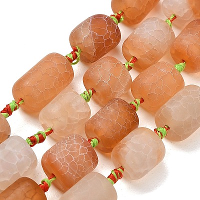 Natural Weathered Agate Beads Strands G-A321-D02-01B-1