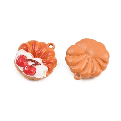 Baking Paint Zinc Alloy Pendants AL-CBA032C-03E-1