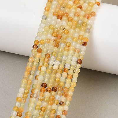 Natural Xiuyan Jade Beads Strands GG-CBA0389-A01-3mm-1