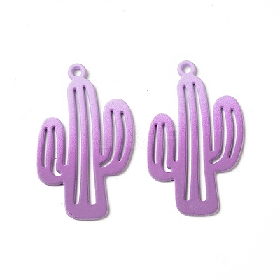Spray Painted Alloy Charms PALLOY-P291-19M-02-1