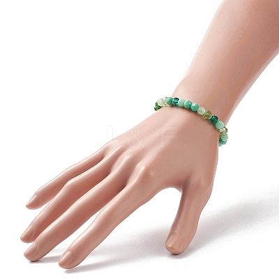 Gradient Color Faceted Glass Beaded Kids Bracelets BJEW-JB09173-1