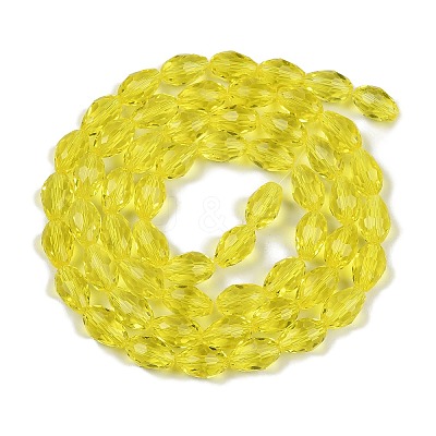 Transparent Glass Beads Strands EGLA-N013-T10mm-D26-1