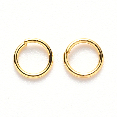 Brass Open Jump Rings LS-X-KK-S358-001G-1