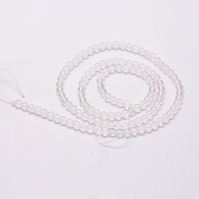 Natural Quartz Crystal Beads Strands G-N0218-01-3mm-1