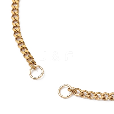 2.5MM 304 Stainless Steel Curb Chain Bracelet Making AJEW-JB01452-1