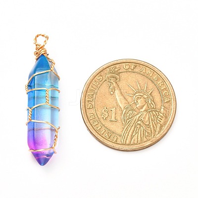 Glass Pendants PALLOY-JF00954-1